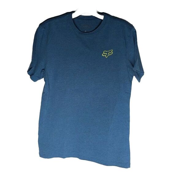 Fox Racing Shield Short Sleeve T-Shirt Blue Men's‎ Small Motorcycle Motocross - Picture 1 of 4